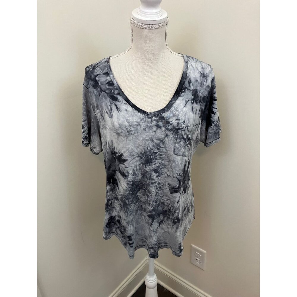 My Favorite Tee Gray Tie Dyed Size Large
